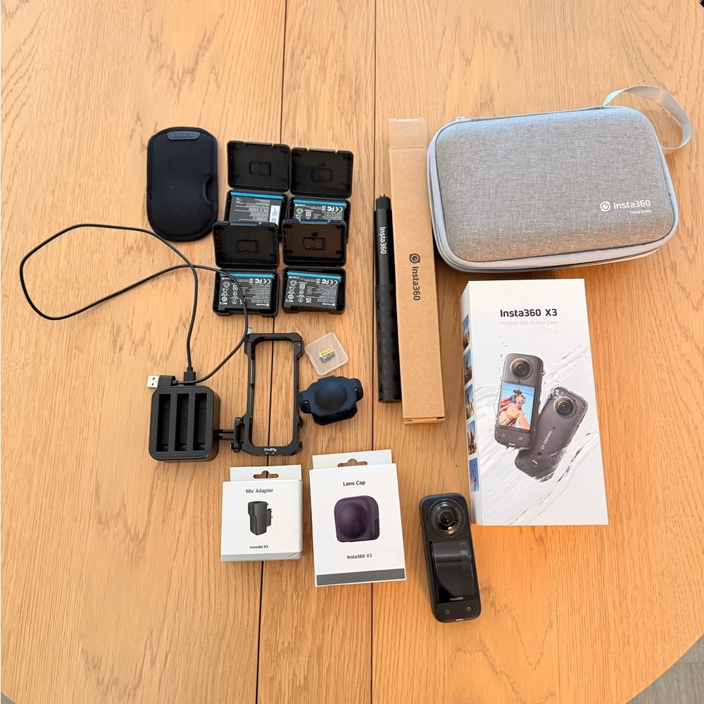 Insta360 X3 Camera with Accessories
